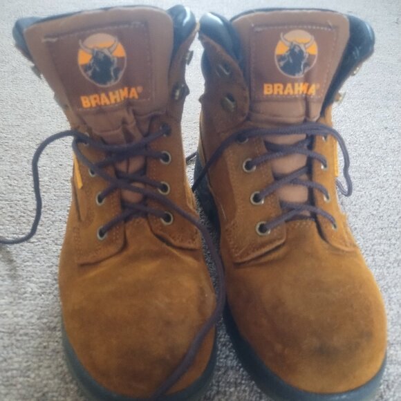 Women's Brahma Work Boots Size 7.5 - Picture 1 of 5